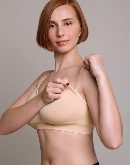 Kaye Larcky, Seamless Comfort Bra, Silky and Smooth, Molded Full  Coverage Cups