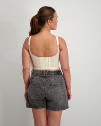 Petit Longline Wireless Minimizer Bra (Ivory)